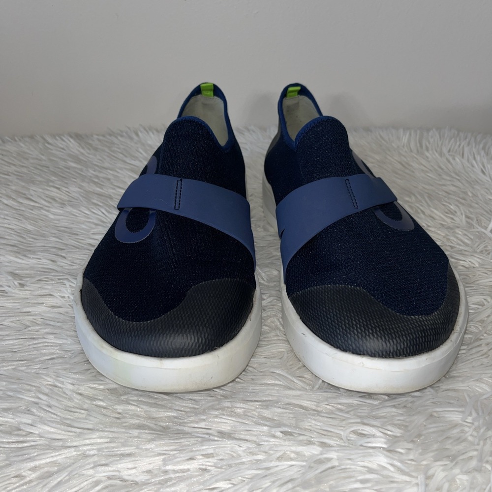 OOFOS Oomg Recovery Sneakers‎ Men's Size 10 Blue Running Walking Fibre Low Top